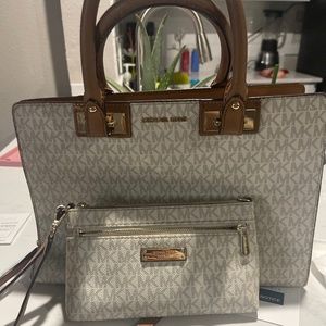 Michael Kors purse and wallet
